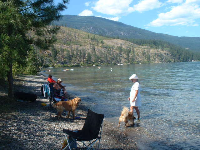 Okanagan Lake at Fintry, Near Kelowna